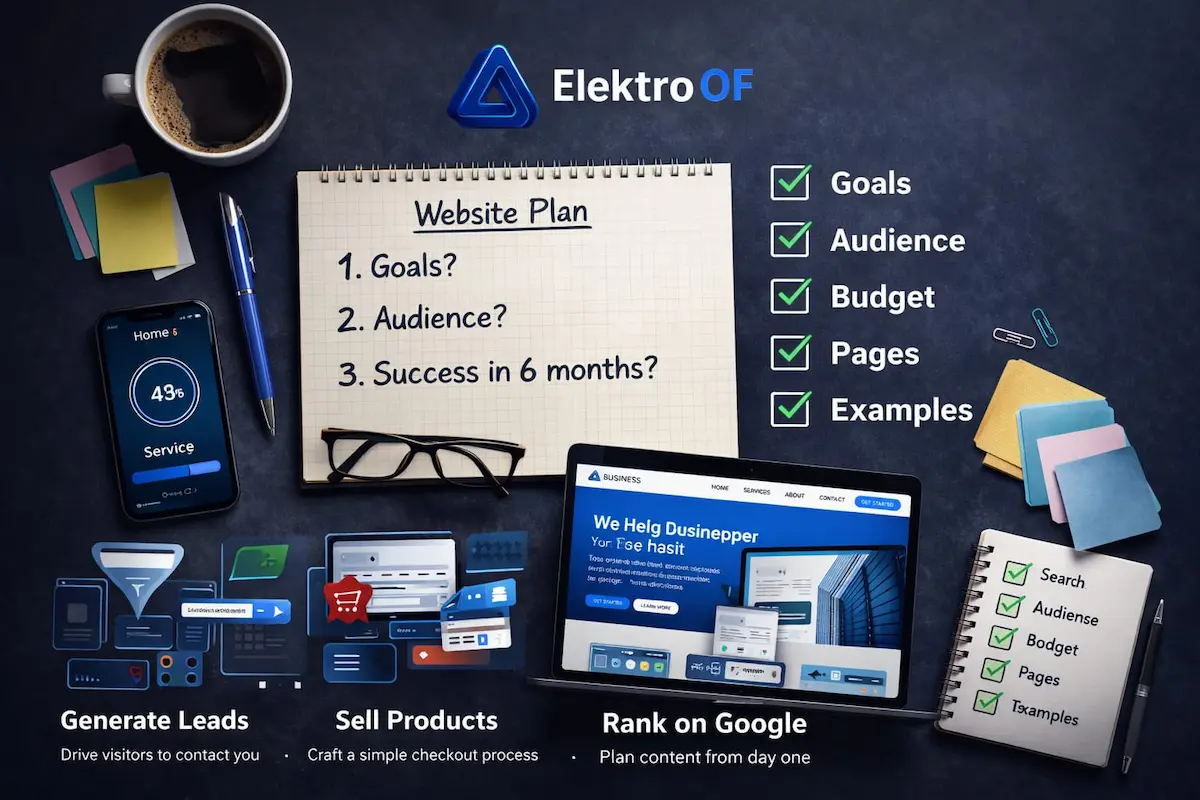 How to plan your business website before talking to a developer