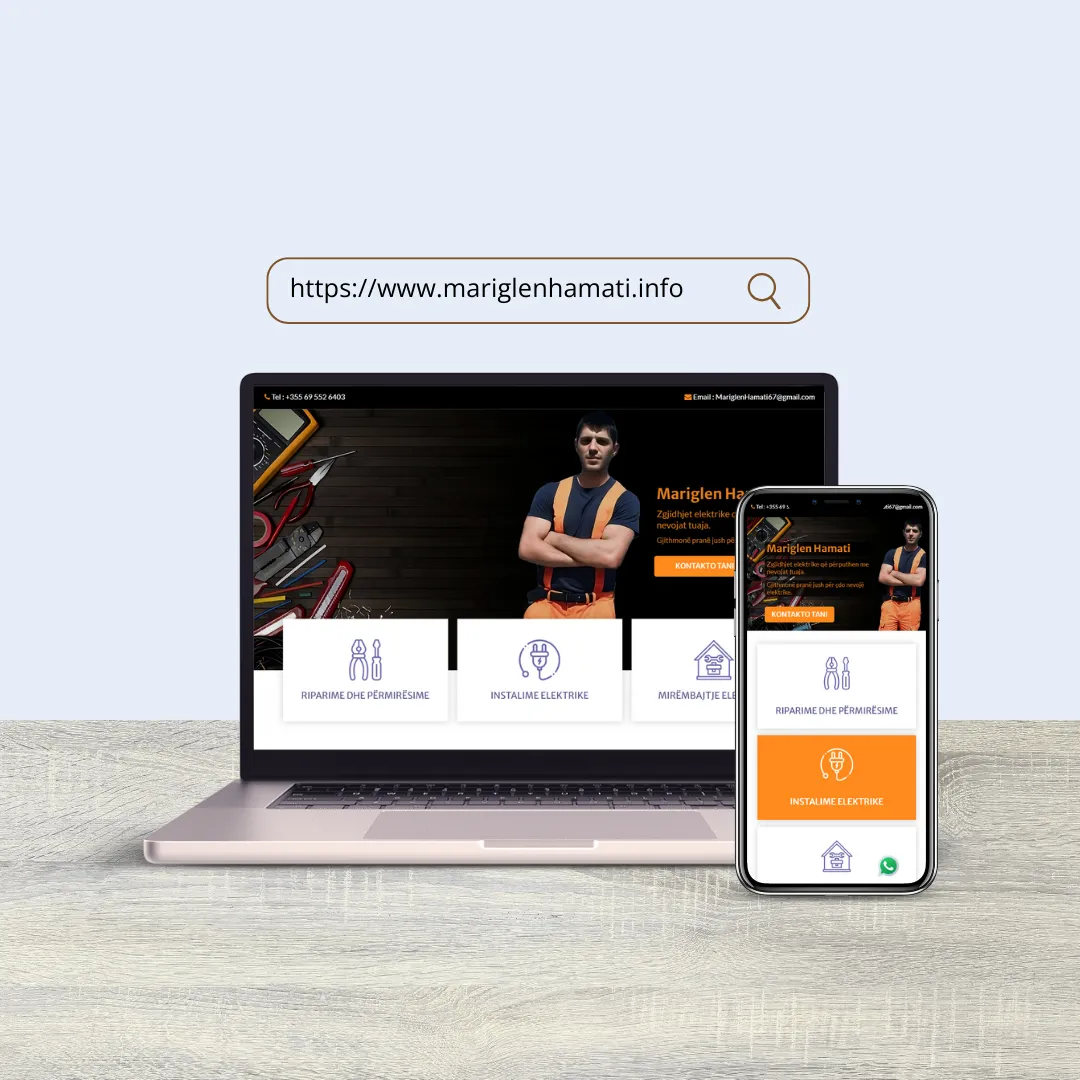 Mariglen Hamati — personal professional website Pogradec