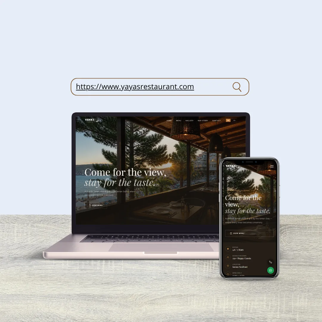 Yaya's Restaurant — restaurant and menu website
